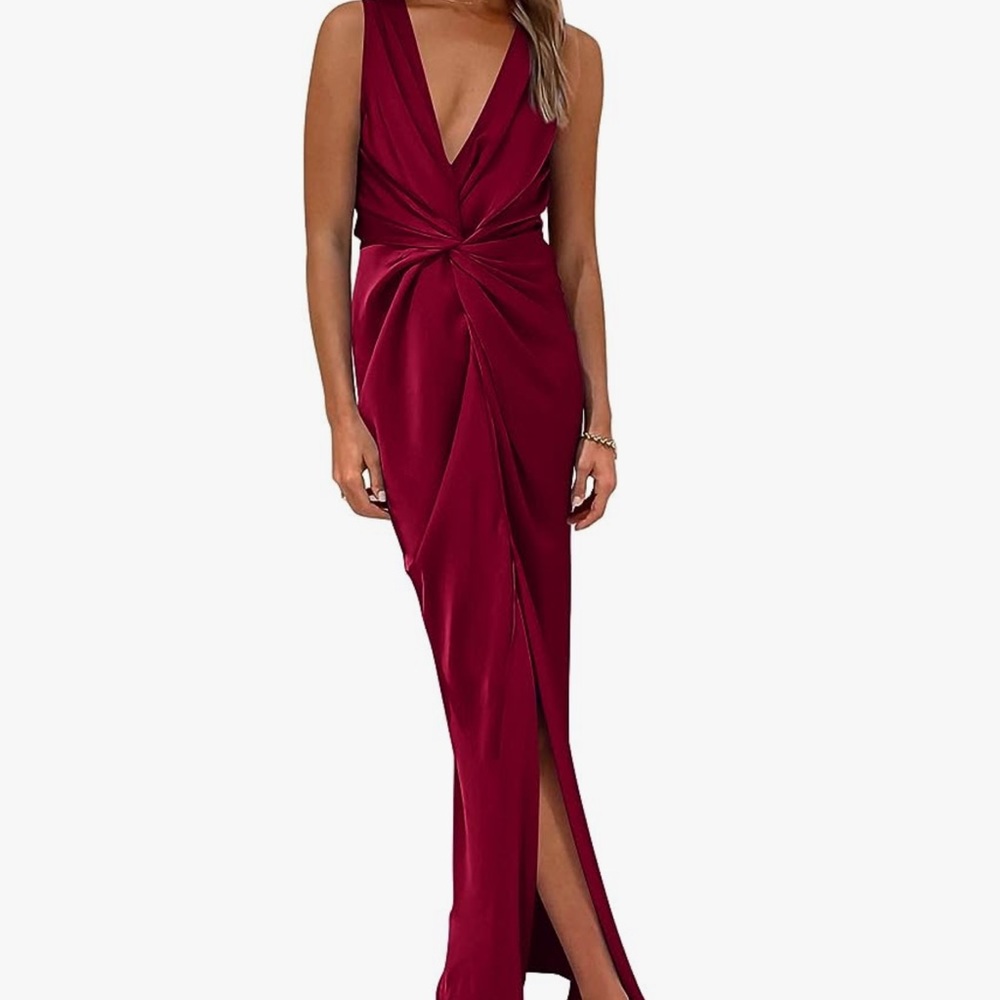 Wine Red Formal Dress